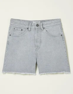 FatFace Courtney Cut Off Denim Grey Hot