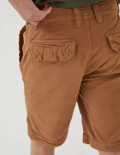 FatFace Cove Flat Front Shorts Tan