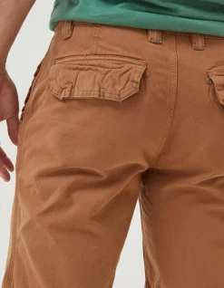 FatFace Cove Flat Front Shorts Tan