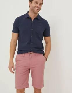 FatFace Cove Flat Front Shorts Dusky Pink Outlet