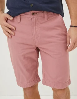 FatFace Cove Flat Front Shorts Dusky Pink Outlet