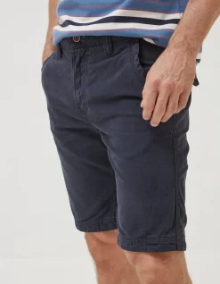FatFace Cove Flat Front Shorts Navy Online