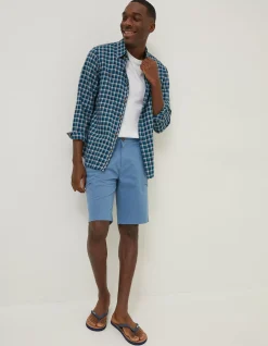 FatFace Cowes Utility Shorts Washed Blue Outlet