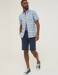 FatFace Cowes Utility Shorts Navy Online