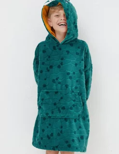 FatFace Crocodile Oversized Hoodie Green Online