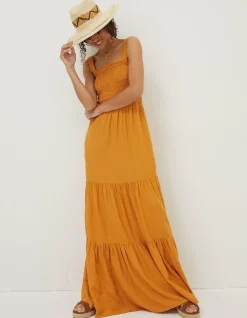 FatFace Danielle Maxi Dress Golden Yellow Best