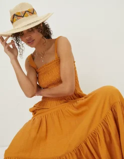 FatFace Danielle Maxi Dress Golden Yellow Best