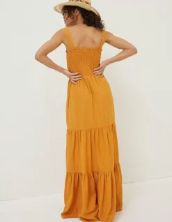 FatFace Danielle Maxi Dress Golden Yellow Best