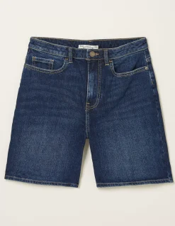 FatFace Darley Denim Shorts Dark Blue Discount