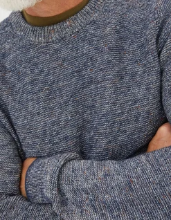FatFace Dawlish Demin Crew Jumper Navy Sale