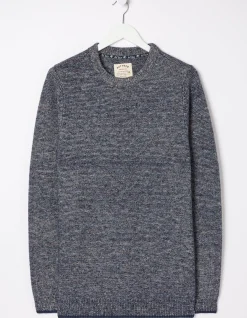 FatFace Dawlish Demin Crew Jumper Navy Sale