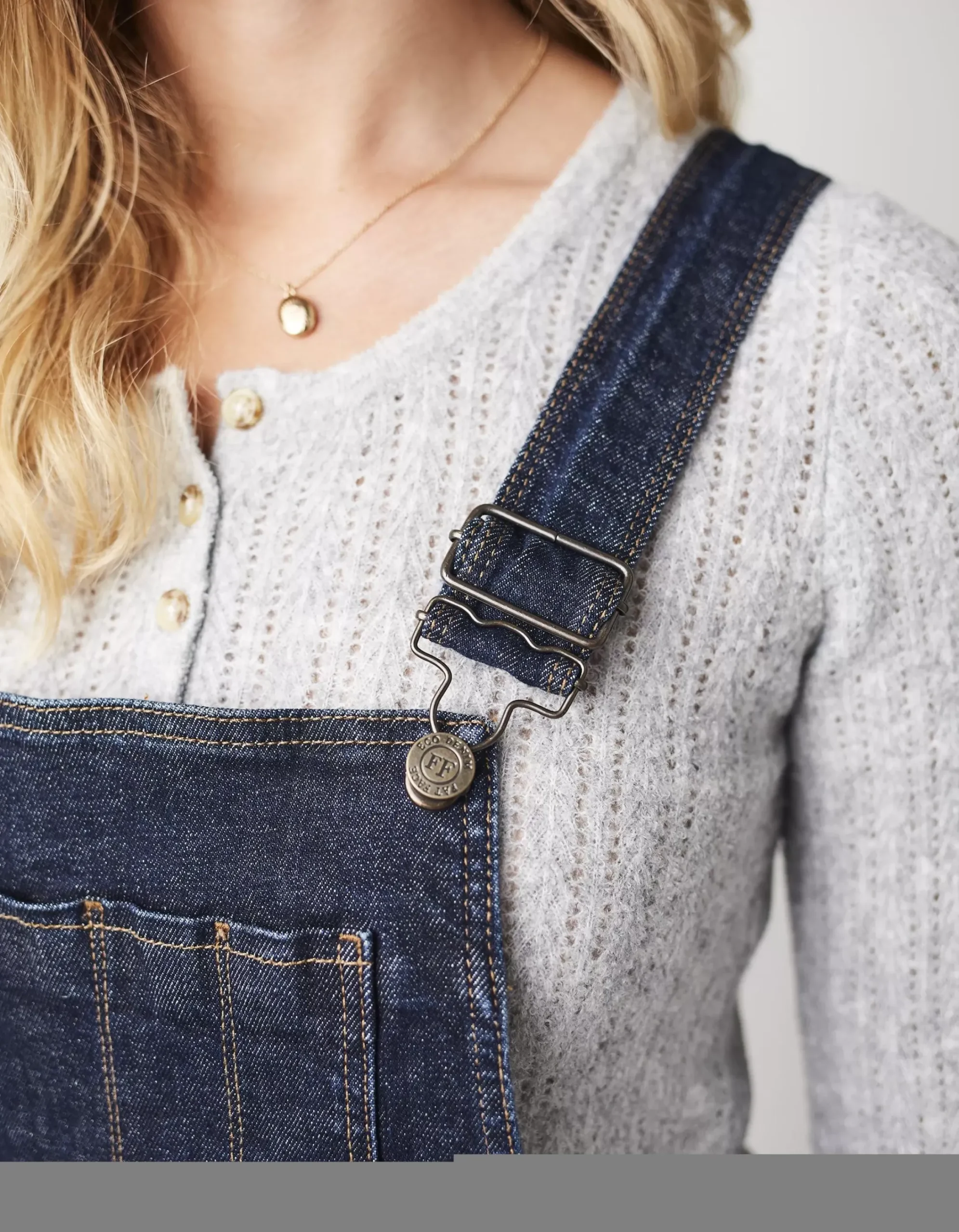 FatFace Deal Dungarees Rinse Wash Discount
