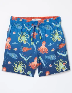 FatFace Deep Sea Boardies Navy Hot