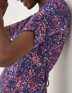 FatFace Delilah Spot Jersey Dress Navy