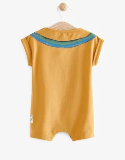 FatFace Dinosaur Romper Suit Yellow Online