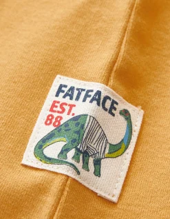 FatFace Dinosaur Romper Suit Yellow Online