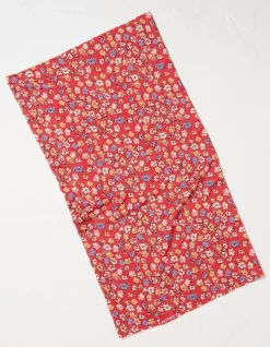 FatFace Ditsy Floral Snood Bright Red Outlet