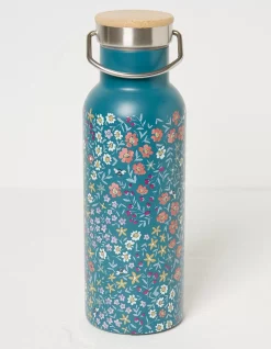 FatFace Ditsy Floral Water Bottle Blue Best