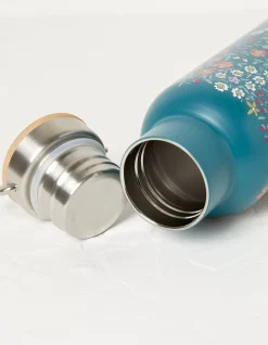 FatFace Ditsy Floral Water Bottle Blue Best