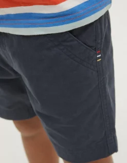FatFace Elias Flat Front Shorts Navy Hot