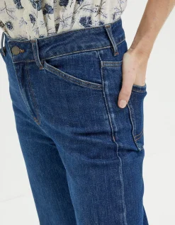 FatFace Elise Wide Leg Jeans Indigo Blue Online