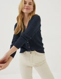 FatFace Elissa Cardigan Navy Best