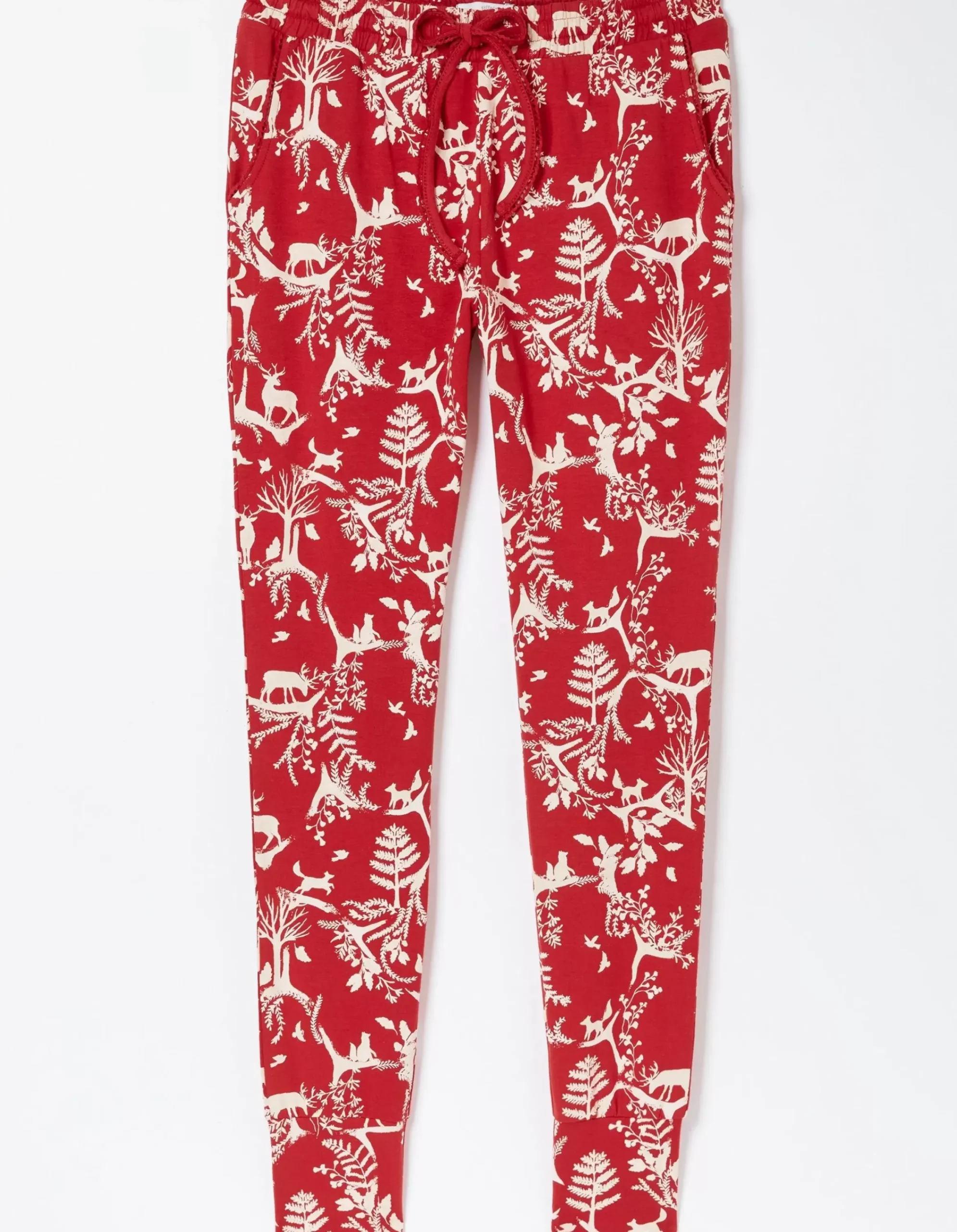 FatFace Ellie Forest Scapes Legging Cherry Red Sale