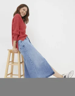FatFace Ellie Jumper Red Marl Hot
