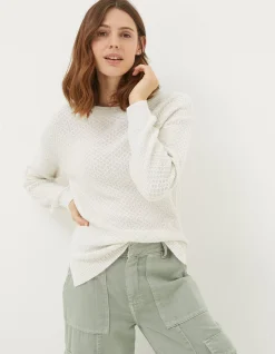 FatFace Ellie Jumper Ivory Hot