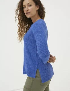 FatFace Ellie Jumper Cobalt Blue Discount