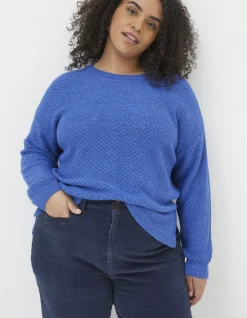 FatFace Ellie Jumper Cobalt Blue Discount