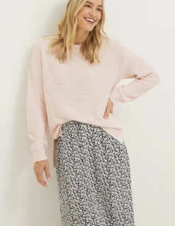 FatFace Ellie Jumper Light Pink Best