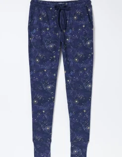FatFace Ellie Star Pyjama Leggings Navy Hot