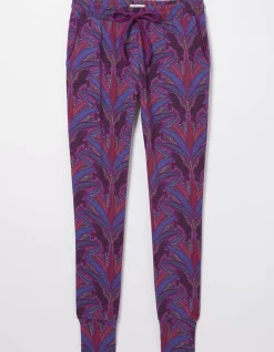 FatFace Ellie Zebra Leggings Fuchsia Pink Outlet