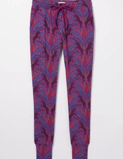FatFace Ellie Zebra Leggings Fuchsia Pink Discount