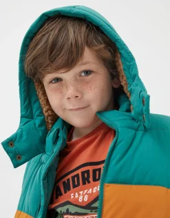 FatFace Ellis Padded Jacket Jade Green Sale