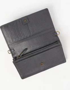 FatFace Elodie Mini Phone Bag Charcoal Grey Discount