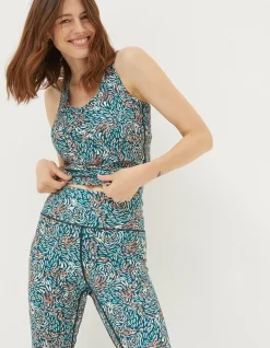 FatFace Elowen Print Crop Top Multi
