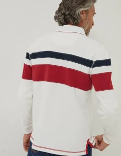 FatFace England Nation Rugby Shirt White Sale