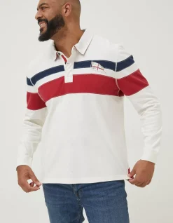 FatFace England Nation Rugby Shirt White Sale