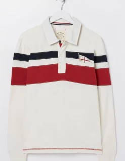 FatFace England Nation Rugby Shirt White Sale