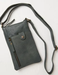 FatFace Essie Phone Bag Teal Blue Hot