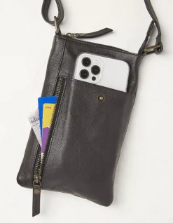 FatFace Essie Phone Bag Black Sale