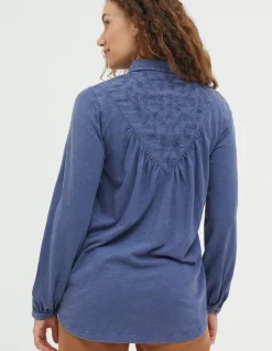 FatFace Ettie Tunic Vintage Blue Discount