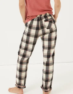 FatFace Eva Large Check Pyjama Black Online