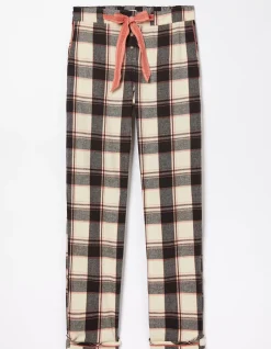 FatFace Eva Large Check Pyjama Black Online