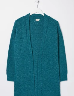 FatFace Ezzie Cardigan Teal Blue Online
