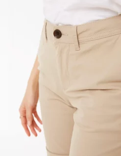FatFace Falmouth Bermuda Chino Shorts Stone Discount