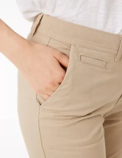 FatFace Falmouth Bermuda Chino Shorts Stone Discount