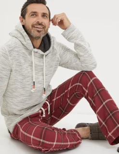 FatFace Falmouth Jacquard Pyjama Bottoms Red Best